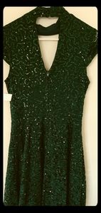 Shortsleeve sparkly party dress